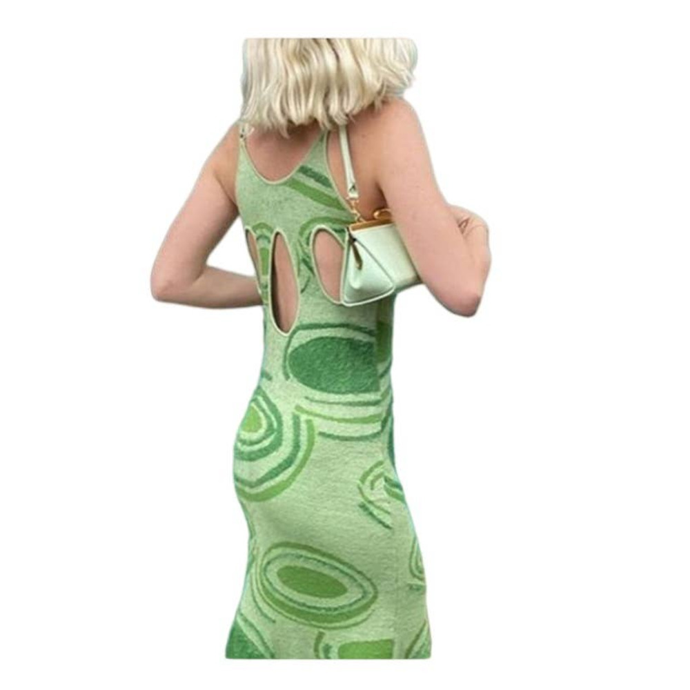 House of Sunny Green Midi Dress